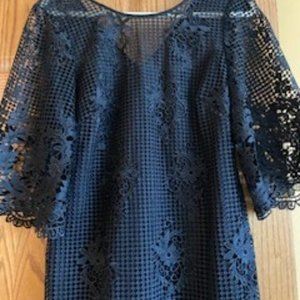White House Black Market Black lace dress